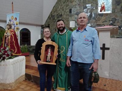 Centenas de FiÃ©is participaram da abertura da programaÃ§Ã£o religiosa da 61Âª Festa do Senhor Bom Jesus em Campo Mendes